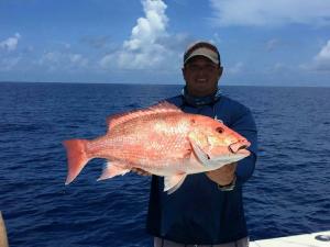 Big Red Snapper Tampa Bay Fishing Charter Capt. Matt Santiago