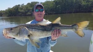 Big Snook Tampa Bay Fishing Charter Capt. Matt Santiago