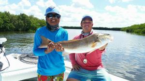 Kid Fishing Redfish Tampa Bay Fishing Charter Capt. Matt Santiago