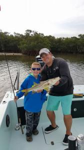Kid Fishing Snook 6 Tampa Bay Fishing Charter Capt. Matt Santiago