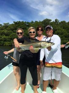 Ladies Fishing Snook Tampa Bay Fishing Charter Capt. Matt Santiago