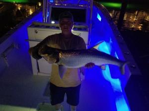 Night Tarpon Tampa Bay Fishing Charter Capt. Matt Santiago