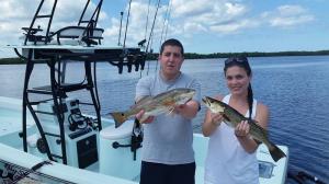 Redfish and Trout Tampa Bay Fishing Charter Capt. Matt Santiago